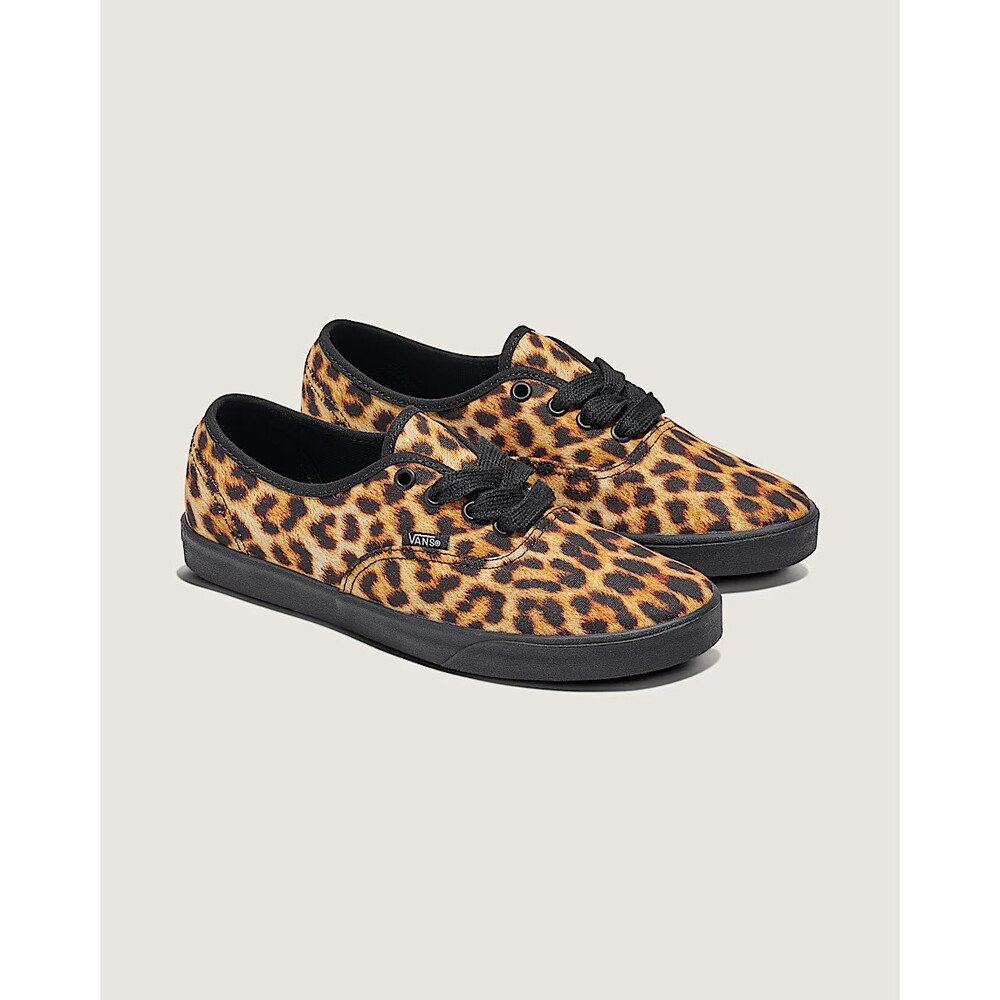 Vans Authentic Low Pro Leopard Print Sneakers Low Top Shoes Women's Size 7 NWOB